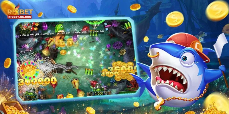 Kho game bắn cá siêu hấp dẫn chỉ có tại nhà cái RICBET.